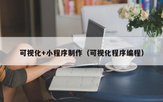 如皋可视化+小程序制作（可视化程序编程）